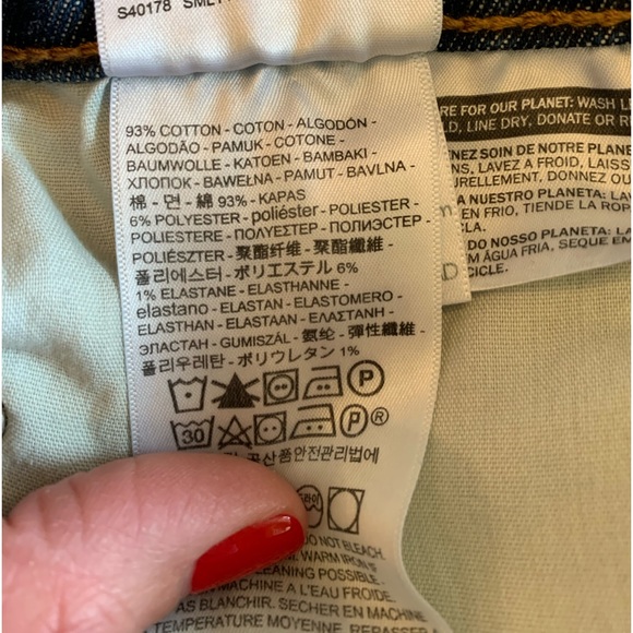 LEVIS Wedgie High Rise Skinny Jeans Size 28/6 - Picture 5 of 9